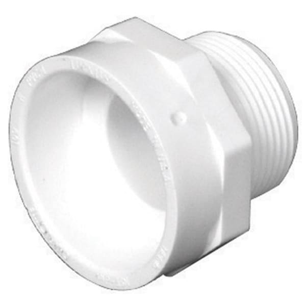 Charlotte Pipe And Foundry PVC-DWV Male Adapter 1.25 in. 43259 - main